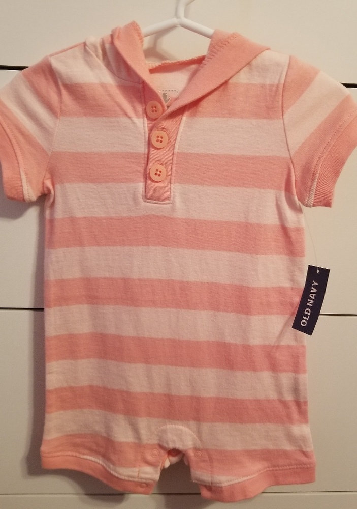 Old Navy hooded romper